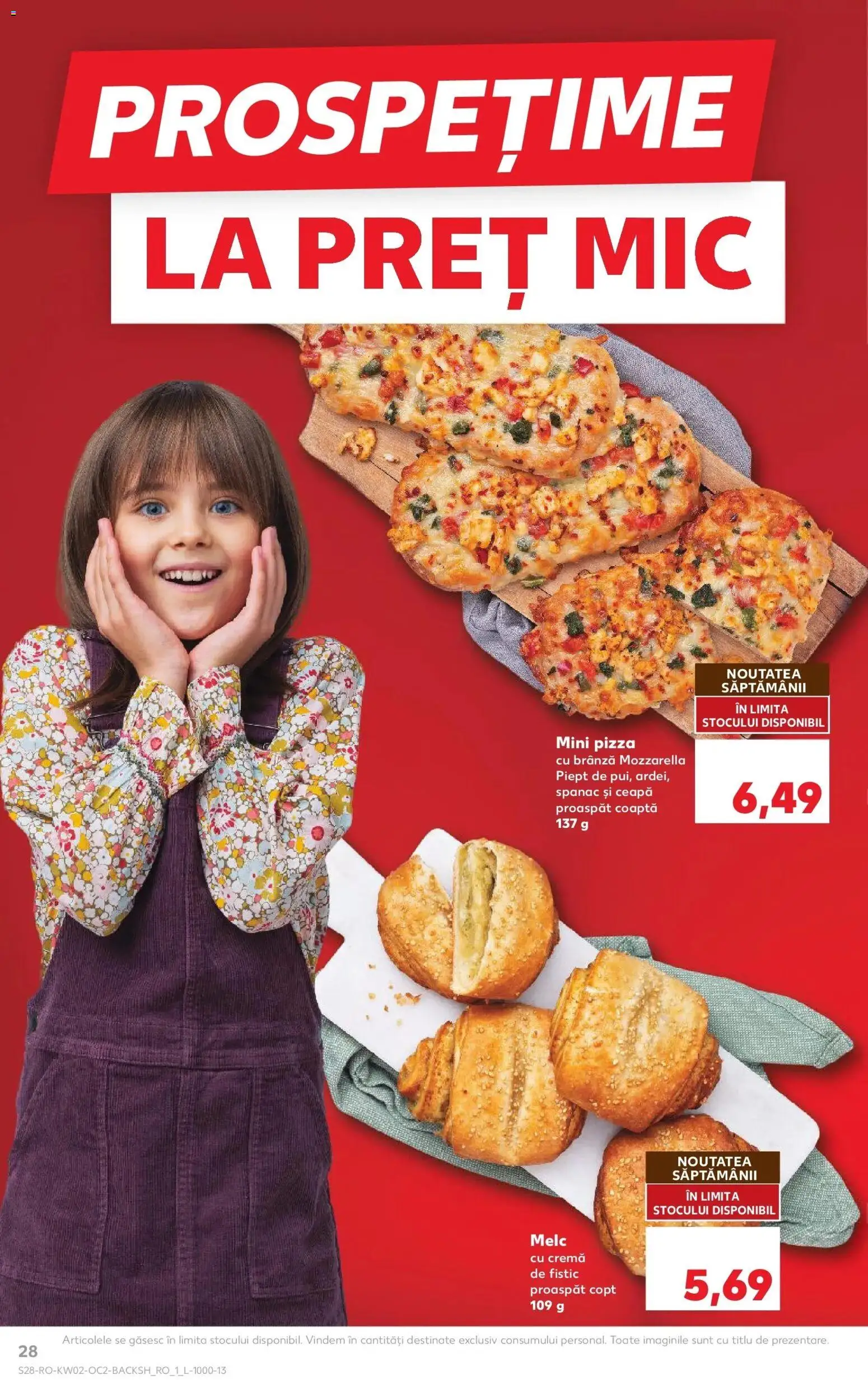 Noul catalog Kaufland – valabil de la 07.01.2026 | Pagină: 28 | Produse: Brânză, Cremă, Pizza, Ceapă