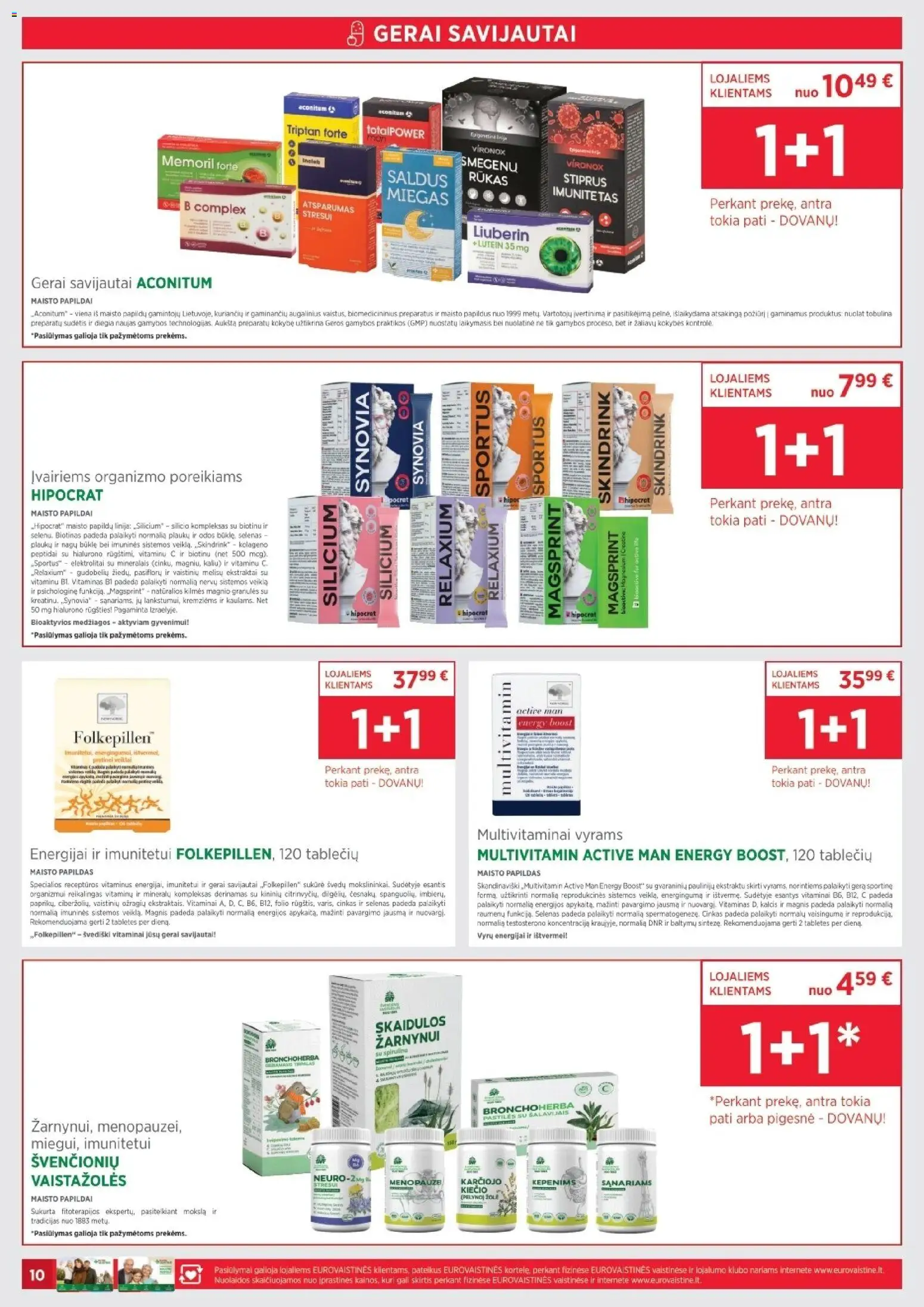 EUROVAISTINĖ akcijos nuo 01.01.2026 | Puslapis: 10