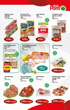 Reál Akciós újság - amely érvényes a következő dátumtól: 15.10.2025 | Oldal: 3 | Termékek: Virsli, Hot dog, Kolbász, Szalámi