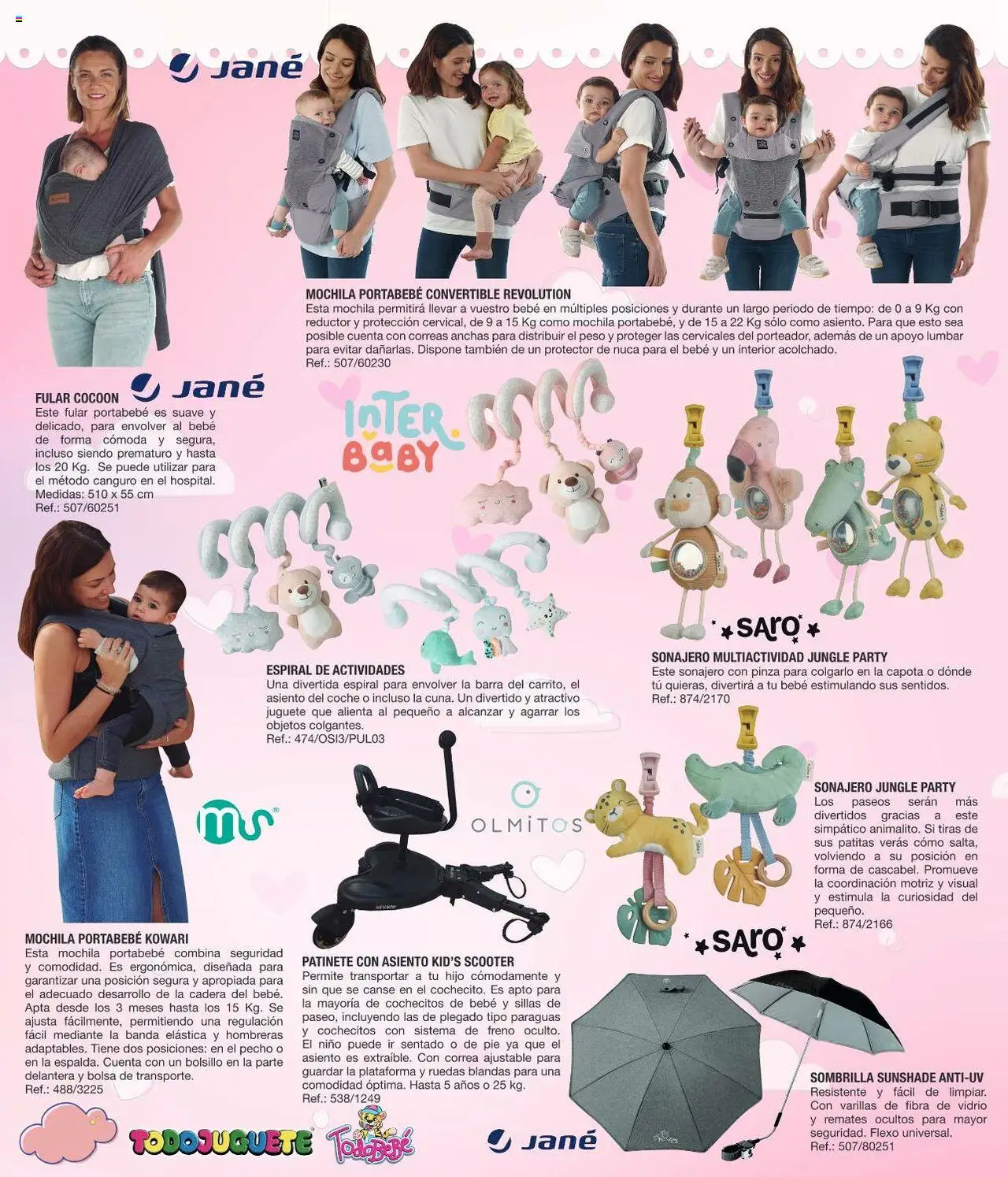 TODOJUGUETE folleto │ válido desde el 04.06.2024 | Página: 28 | Productos: Fular, Patinete, Mochila, Sombrilla