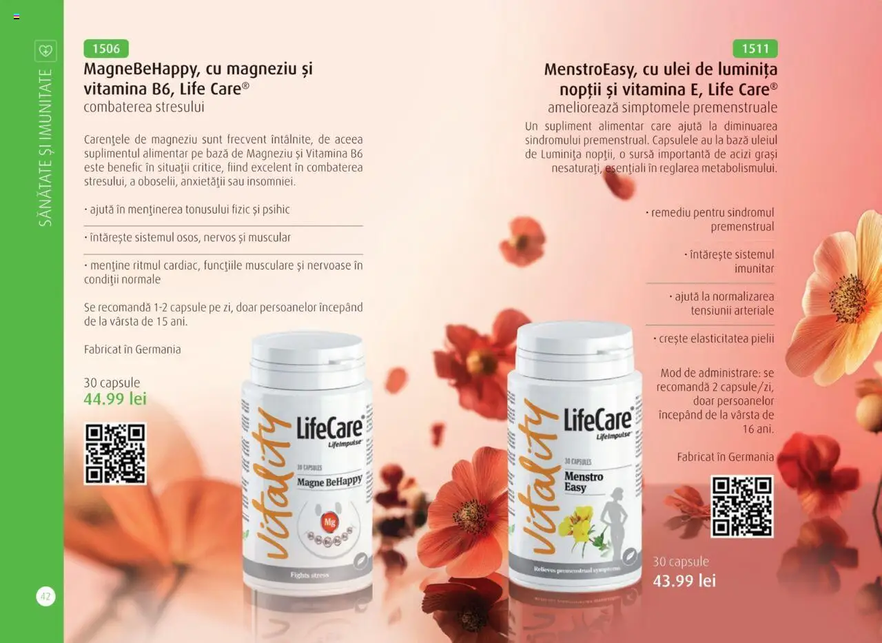 Life Care catalog - Aprilie/Octombrie – valabil de la 01.04.2025 | Pagină: 44 | Produse: Ulei