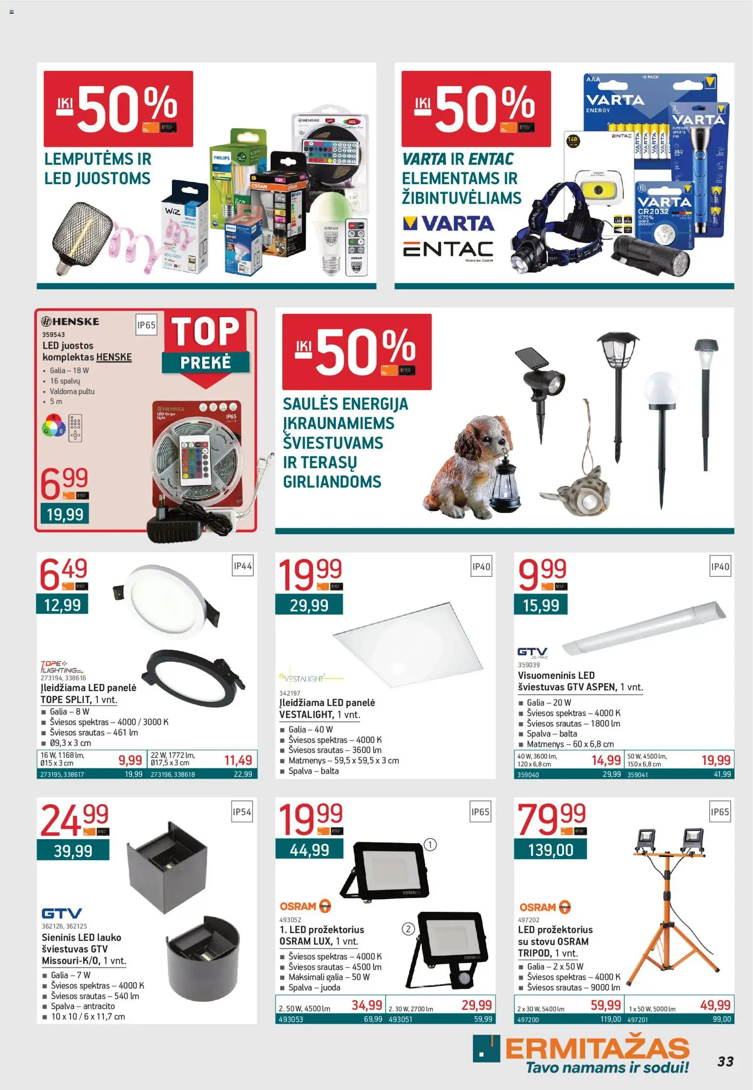 ERMITAŽAS akcijos nuo 04.05.2026 | Puslapis: 33