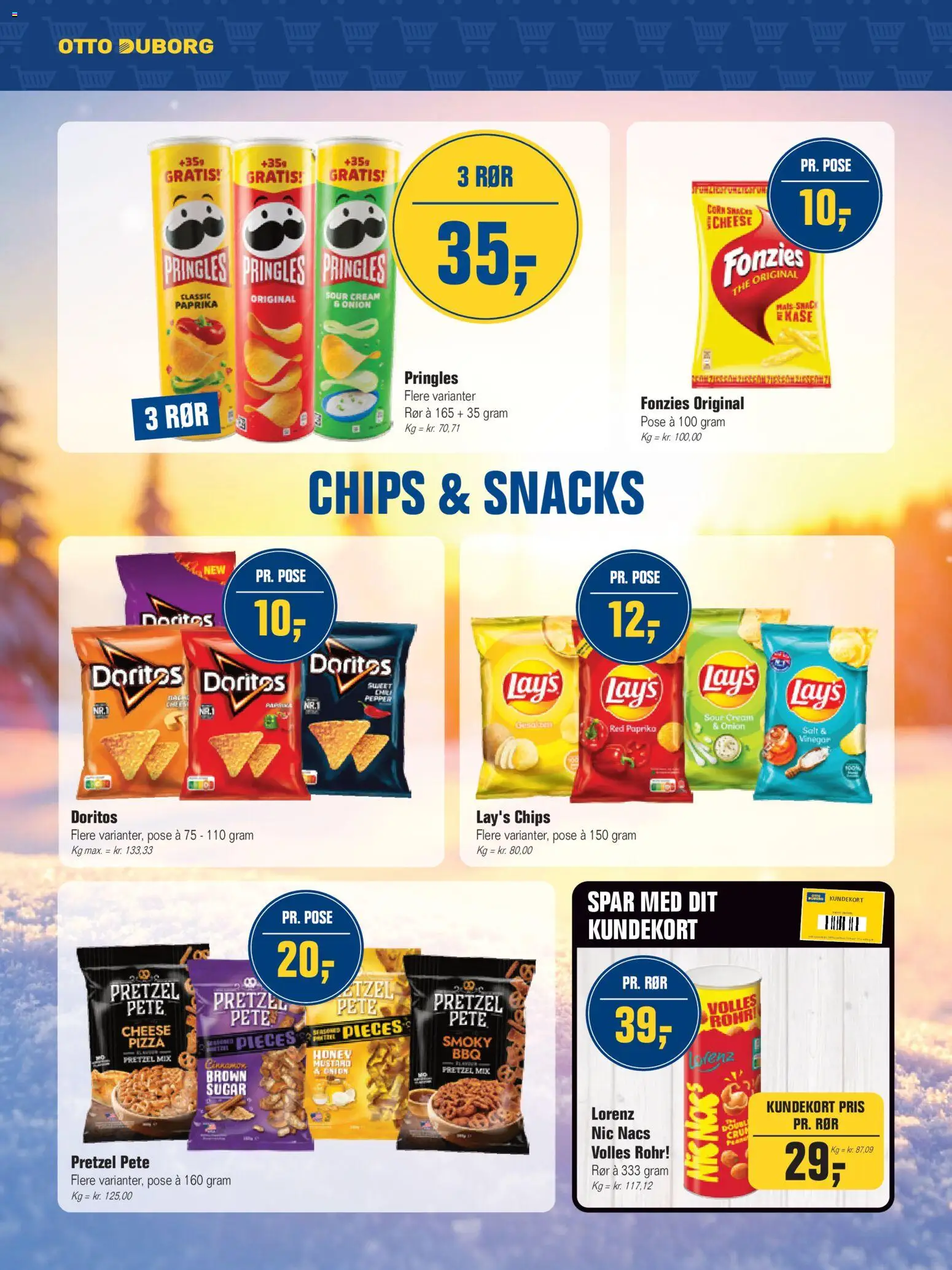 Otto Duborg tilbudsavis – gyldig fra 28.01.2026 | Side: 7 | Produkter: Pizza, Chips, Salt, Paprika