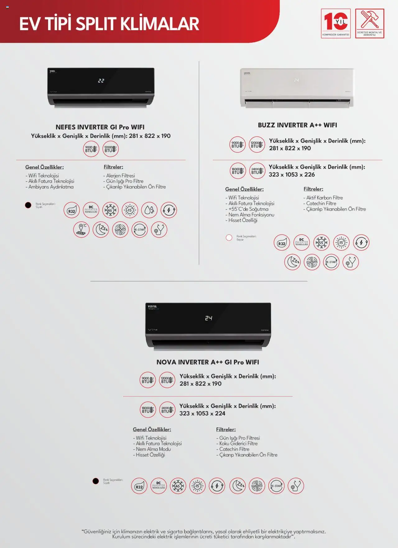 Vestel Beyaz Eşyalar Katalog - 03.06.2025 tarihinden itibaren geçerlidir | Sayfa: 73 | Ürünler: Koku