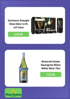 Preview of Morrisons - Weekly offers valid from 29.12.2025 | Page: 4 | Products: Wine, Beer, White wine