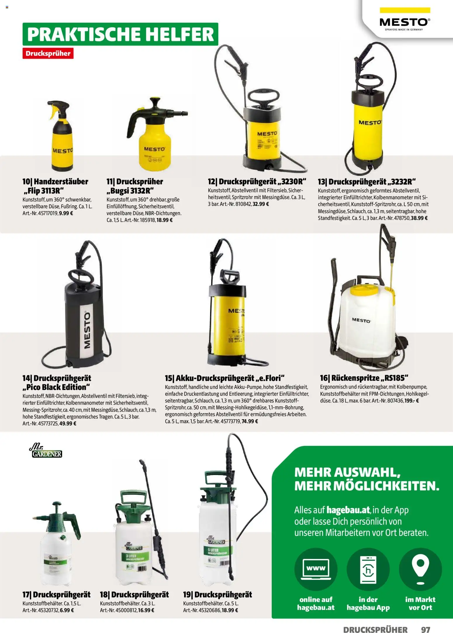 Hagebau Gartenjahr gültig ab 13.03.2026 | Seite: 97