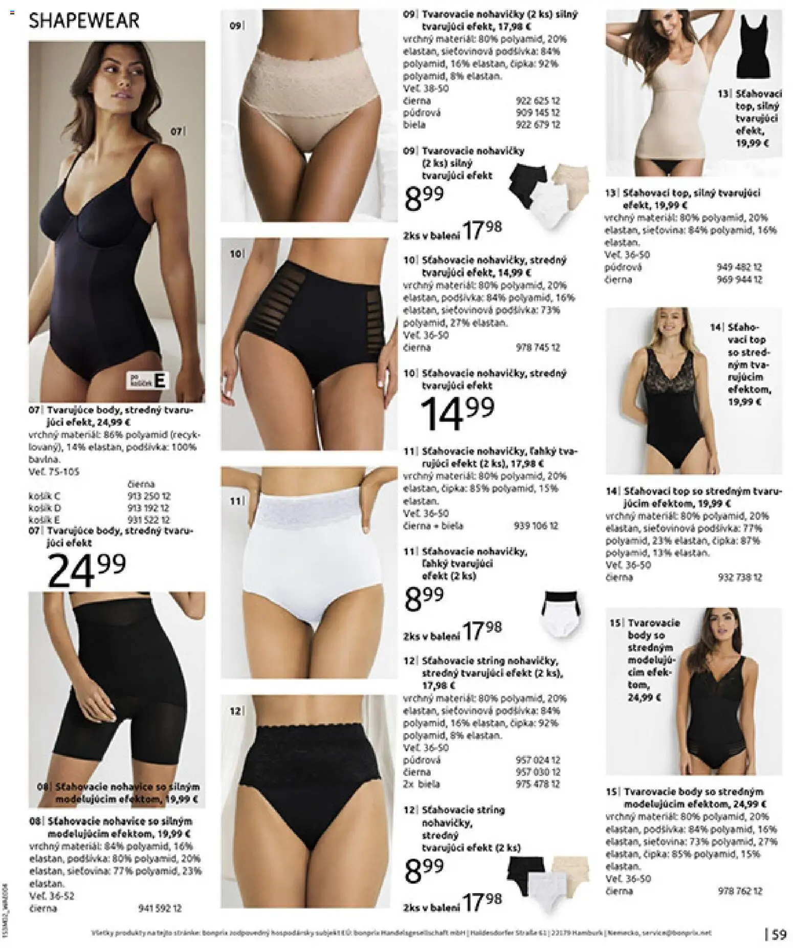 Nové Bonprix akcie – leták je platný od 20.02.2026 | Strana: 61 | Produkty: Nohavice, Nohavičky