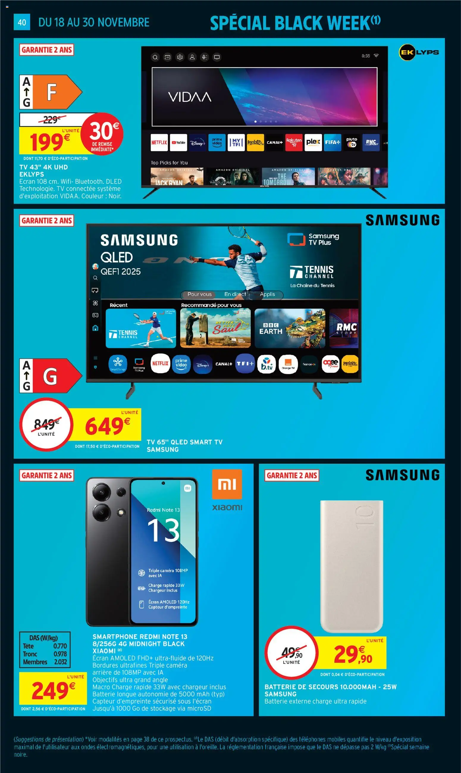 {H1} | Page: 40 | Produits: Smartphone, Vidéo, Orange, Caméra