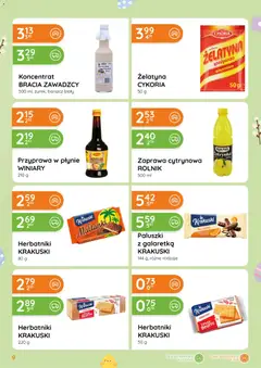 Pogląd oferty "Eurocash gazetka - Kulinarka Wielkanocna" - ważna od 12.03.2026 | Strona: 9 | Produkty: Barszcz, Galaretka, Herbatniki, Paluszki