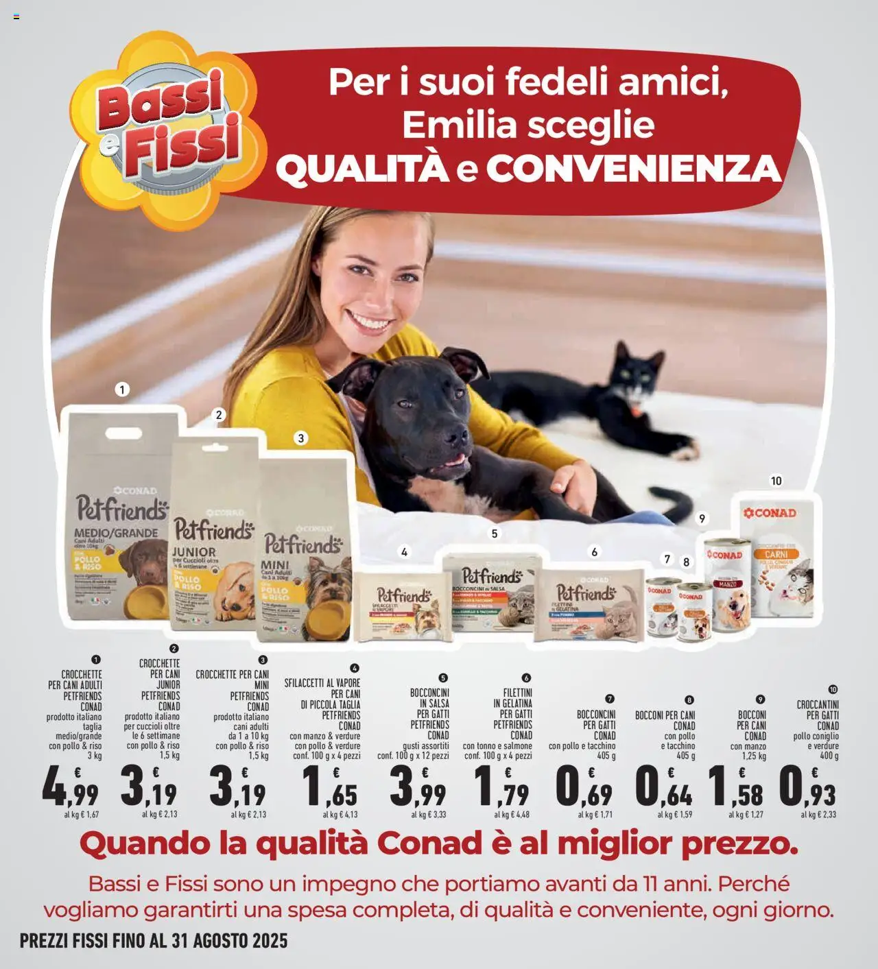 Volantino Conad del 14.08.2025 | Pagina: 27 | Prodotti: Pollo, Riso, Manzo, Salsa