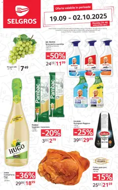 Ofertele Selgros valabile de la 19.09.2025
