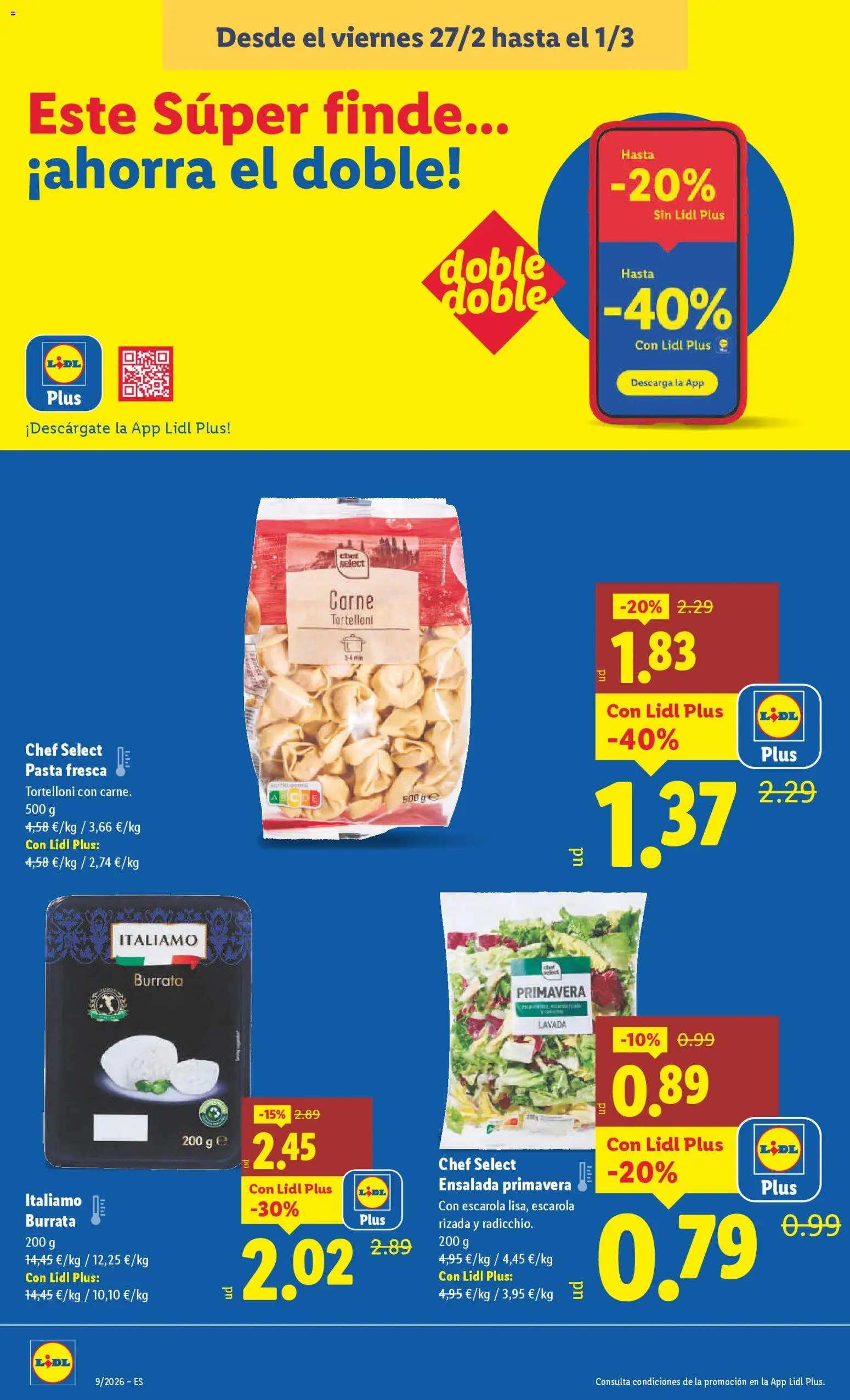 Lidl folleto │ válido desde el 23.02.2026 | Página: 18 | Productos: Pasta, Ensalada