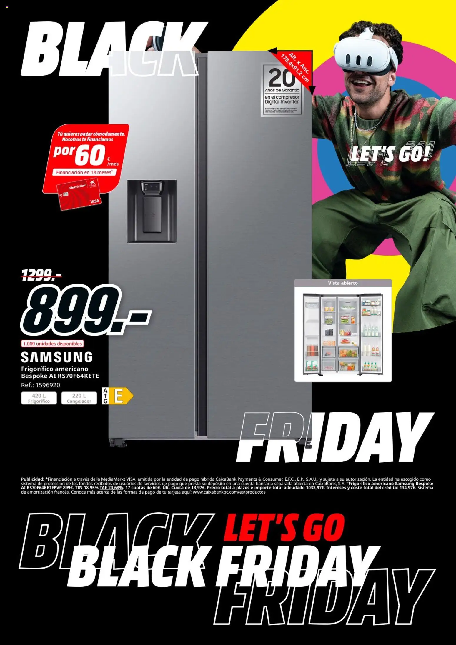 Media Markt Black Friday │ válido desde el 21.11.2025 | Página: 31 | Productos: Té, Congelador