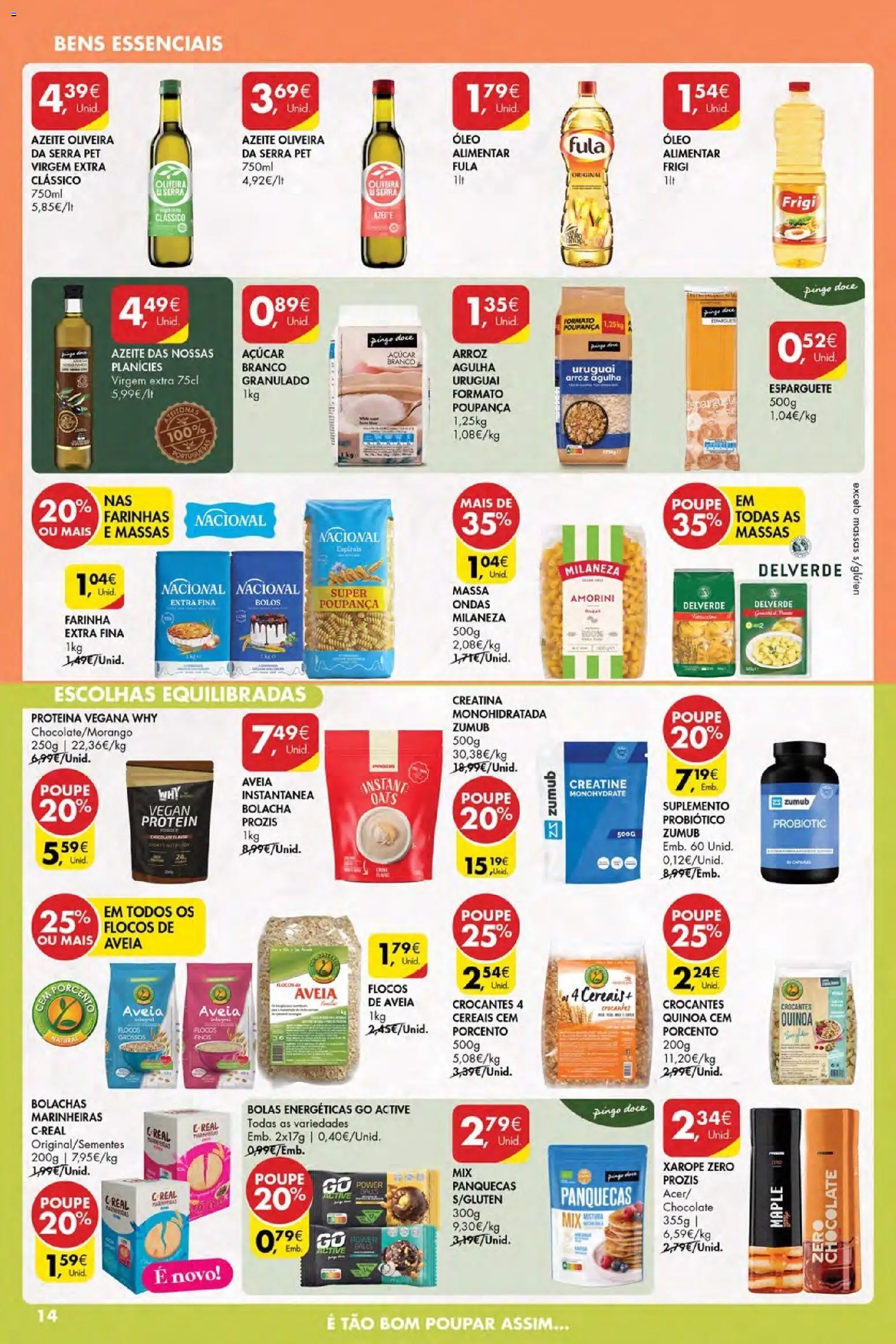 Pingo Doce Black Friday │ válido de 27.11.2025 | Página: 14 | Produtos: Azeite, Arroz, Açúcar, Proteina
