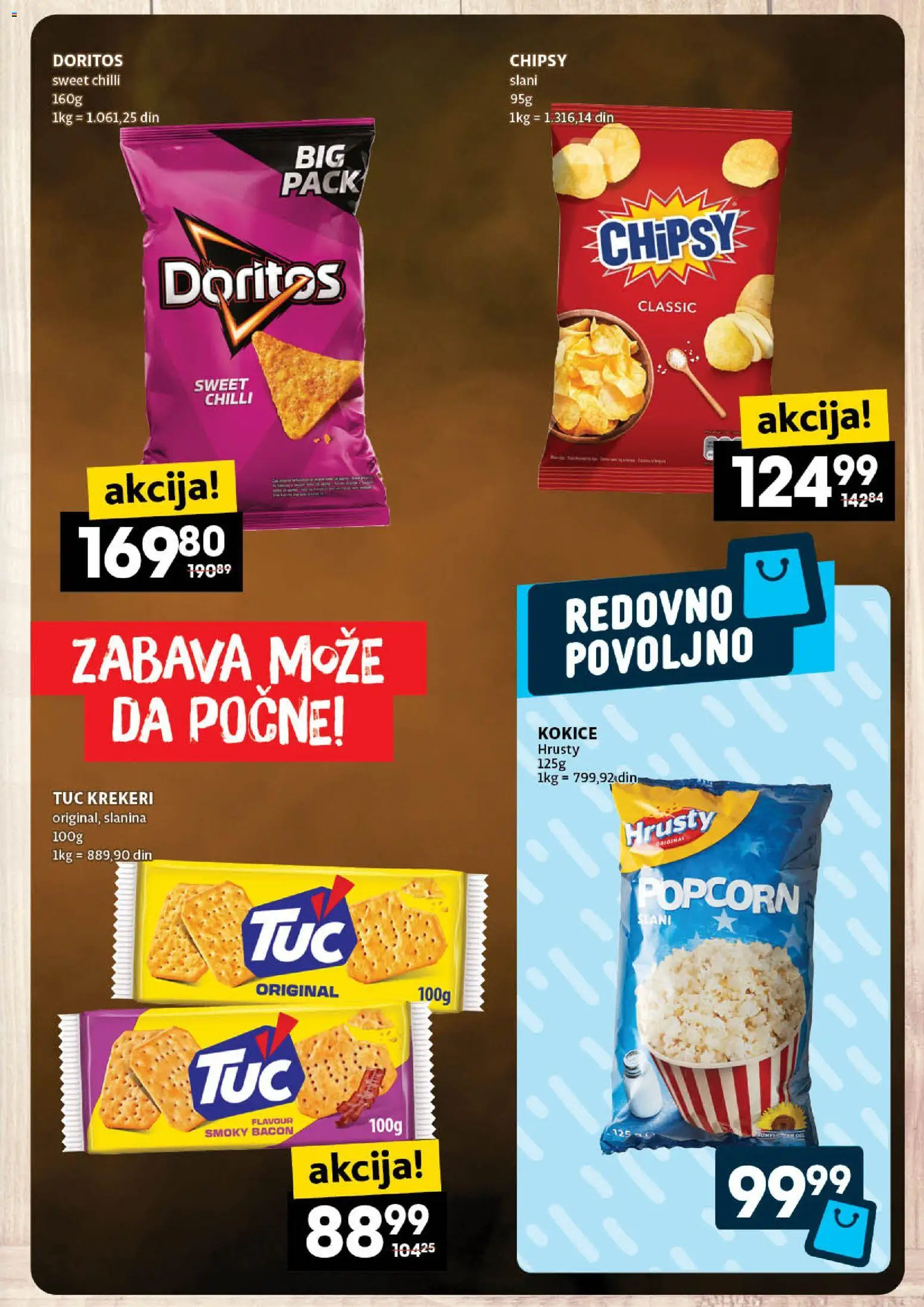Roda katalog - važi od 06.11.2025 | Strana: 17 | Proizvode: Tuc, Doritos, Slanina