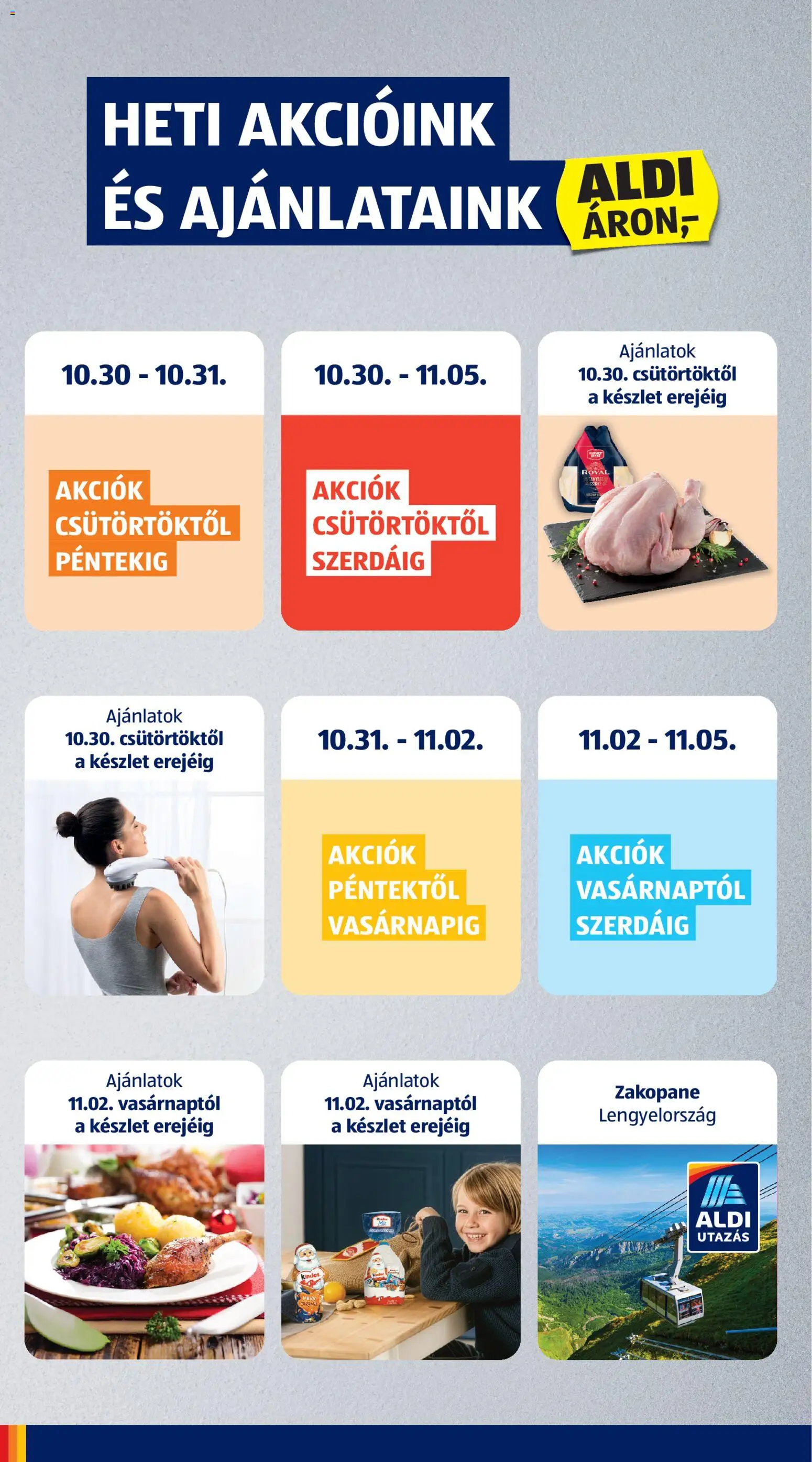 Aldi akciós ujság - amely érvényes a következő dátumtól: 30.10.2025 | Oldal: 2