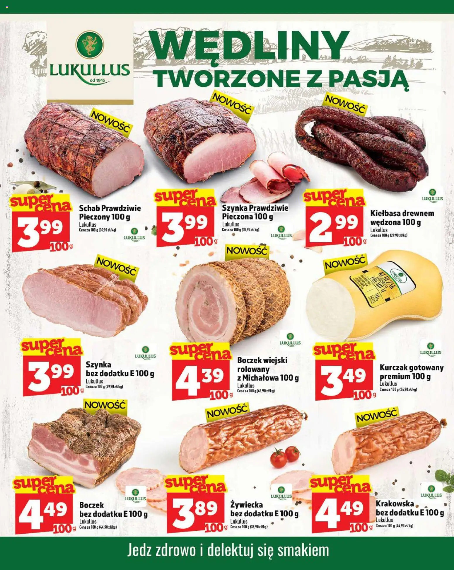 Topaz Gazetka MAZ od 06.11.2025 | Strona: 7 | Produkty: Kiełbasa, Kurczak, Schab, Szynka