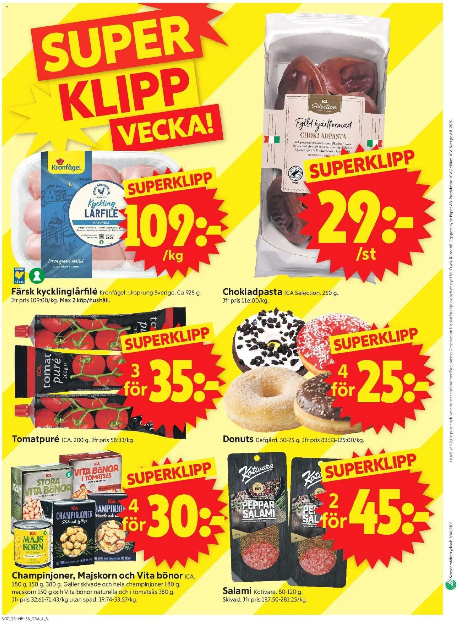 ICA Supermarket reklamblad aktuell från 09.02.2026 | Sida: 10