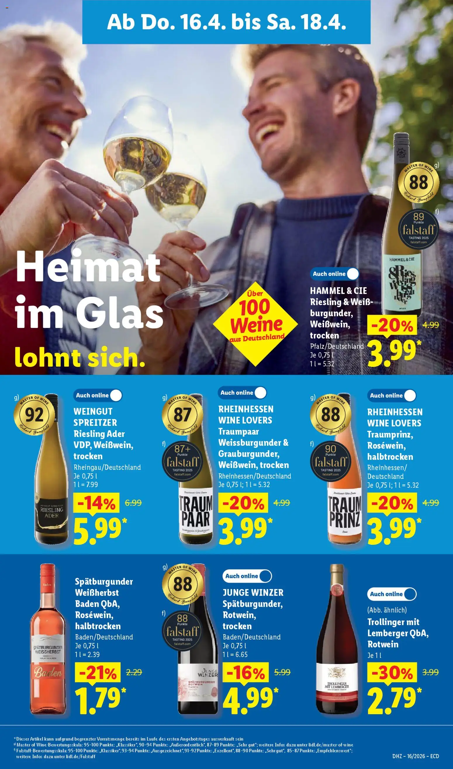 Lidl Německo leták od 13.04.2026 | Strana: 59 | Produkty: Riesling