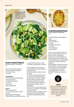 K-Citymarket-mainoslehti voimassa 25.03.2026 alkaen | Sivu: 41 | Tuotteet: Avokado, Voi, Kerma, Salaatti
