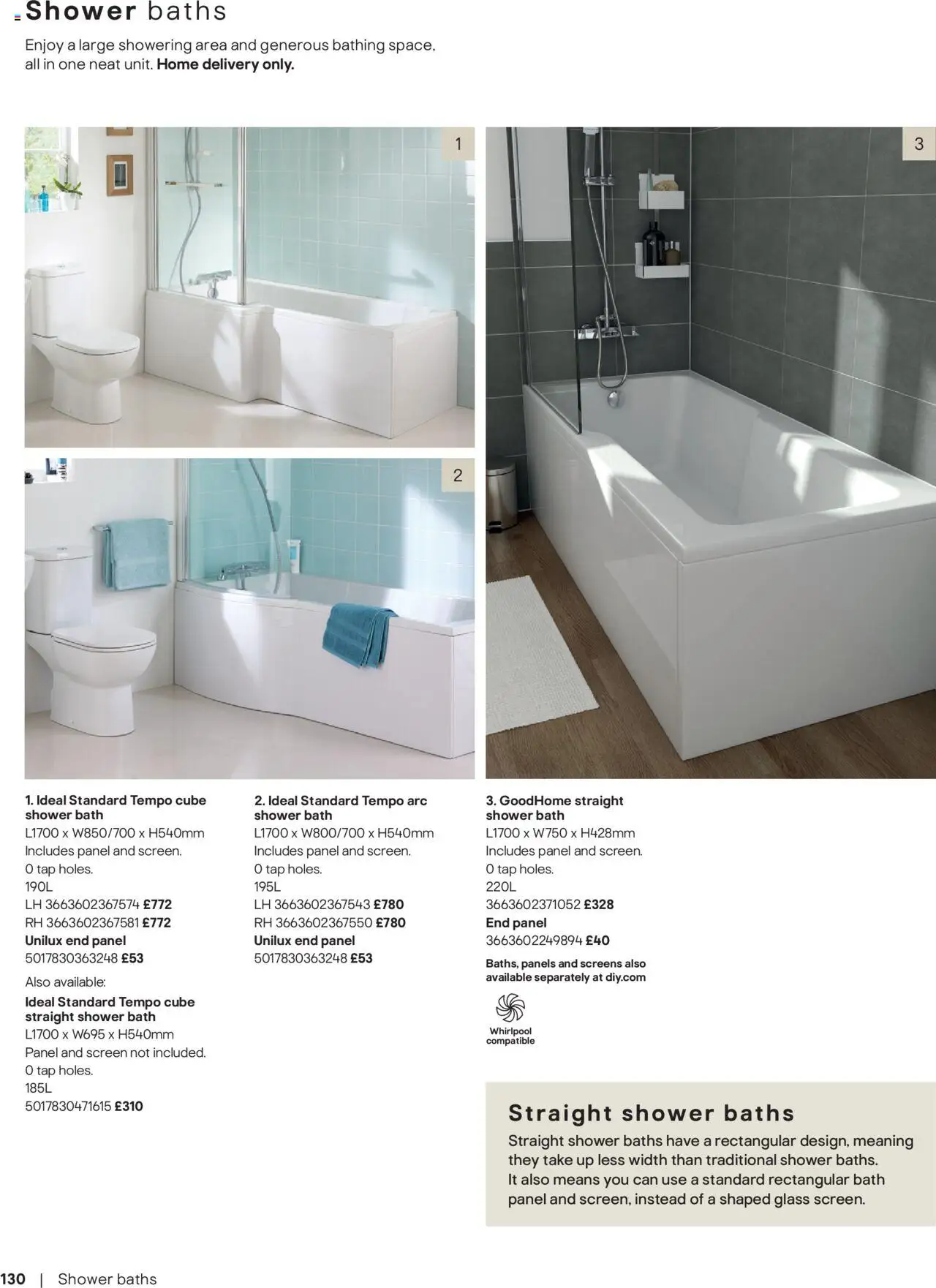  | Page: 130 | Products: Bath, Shower