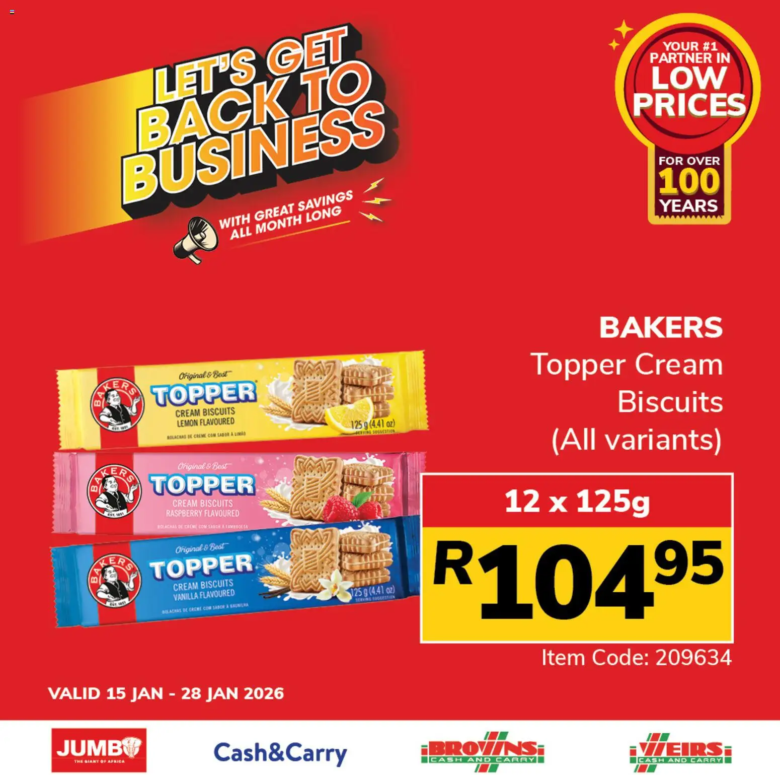 New Jumbo catalogue – valid from 15.01.2026 | Page: 2 | Products: Biscuits, Cream, Lemon