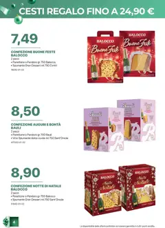 Anteprima del volantino Sogegross Natale catalogo valido a partire dal 05.11.2025 | Pagina: 4 | Prodotti: Vino, Pandoro, Panettone, Spumante