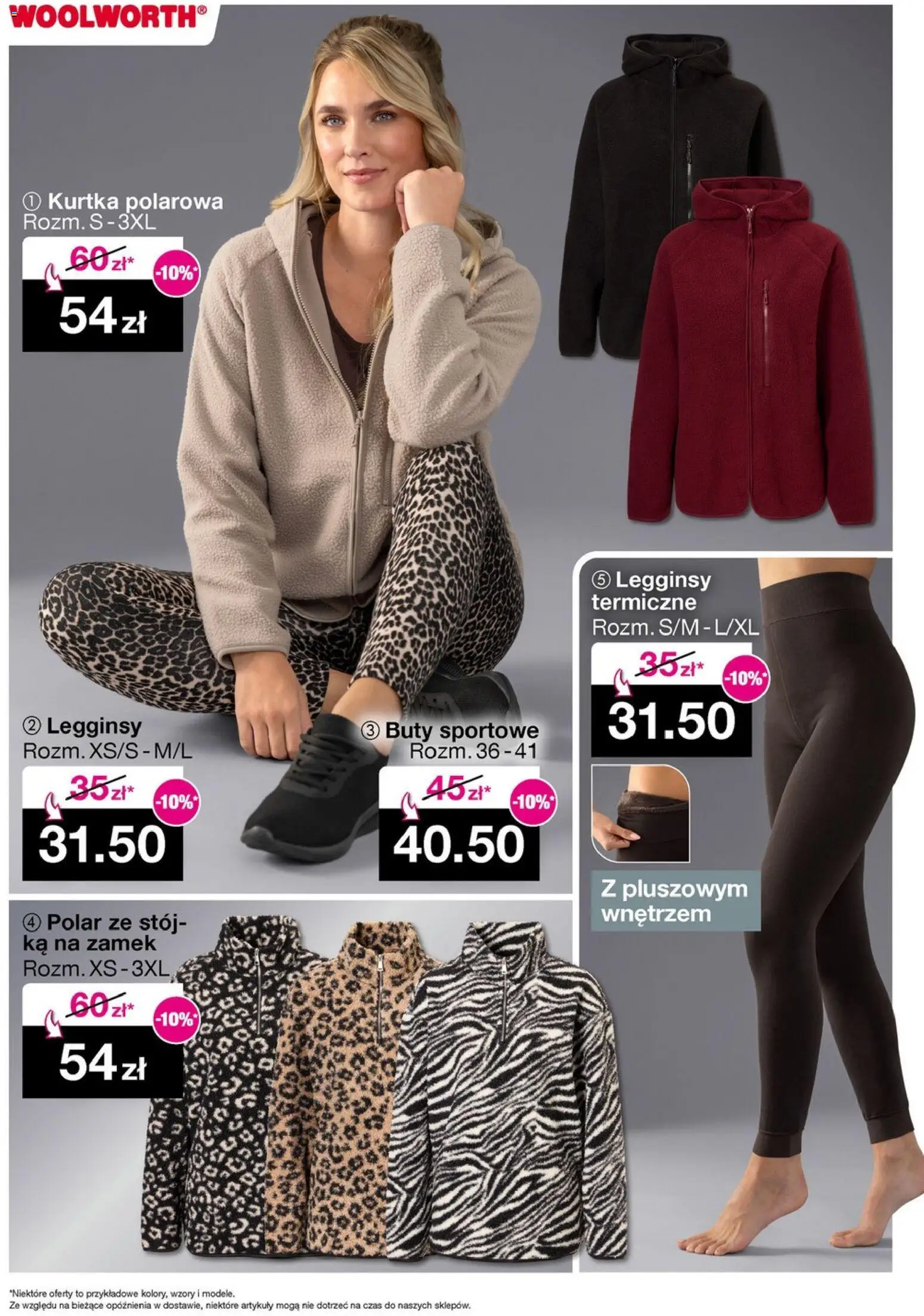 Woolworth Gazetka od 28.11.2025 | Strona: 4 | Produkty: Buty sportowe, Kurtka, Legginsy, Buty