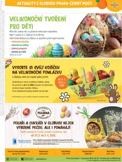 Náhled letáku Globus leták - Praha Černý Most od 25.03.2026 | Strana: 34 | Produkty: Košíček, Globus, Mošt, Pekárna