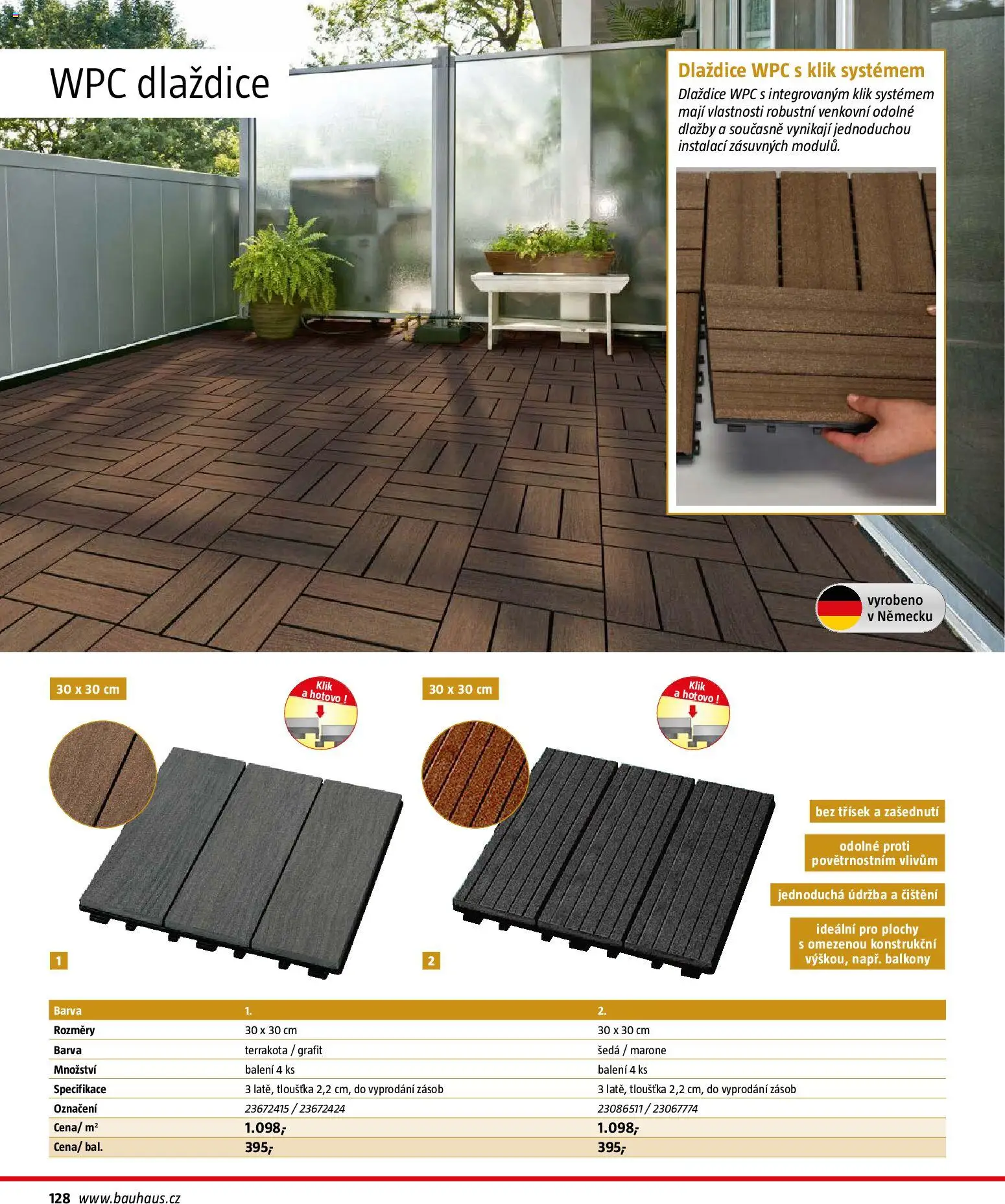 Bauhaus katalog Záhradní nábytek od 08.04.2026 | Strana: 128