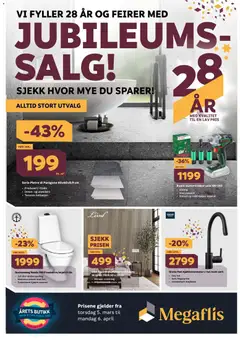 Forhåndsvisning av Megaflis kundeavis gyldig fra 05.03.2026