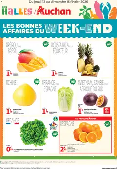 Auchan - Prévisualisation de Auchan - Les bons plans du week-end dans votre hyper ! valide à partir de 12.02.2026