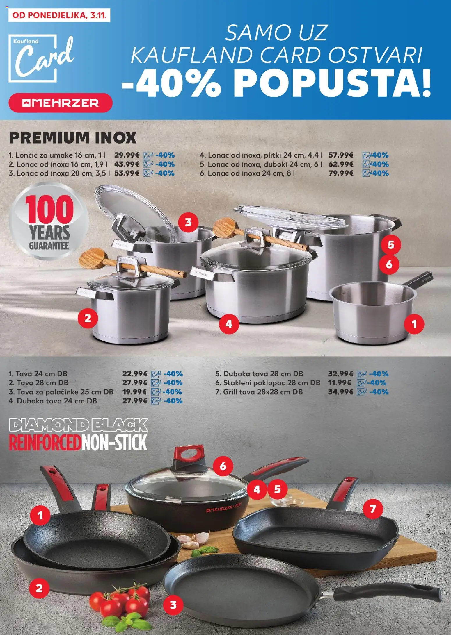 Kaufland katalog | vrijedi od 29.10.2025 | Stranica: 14 | Proizvodi: Grill tava, Pan, Tava, Lonac