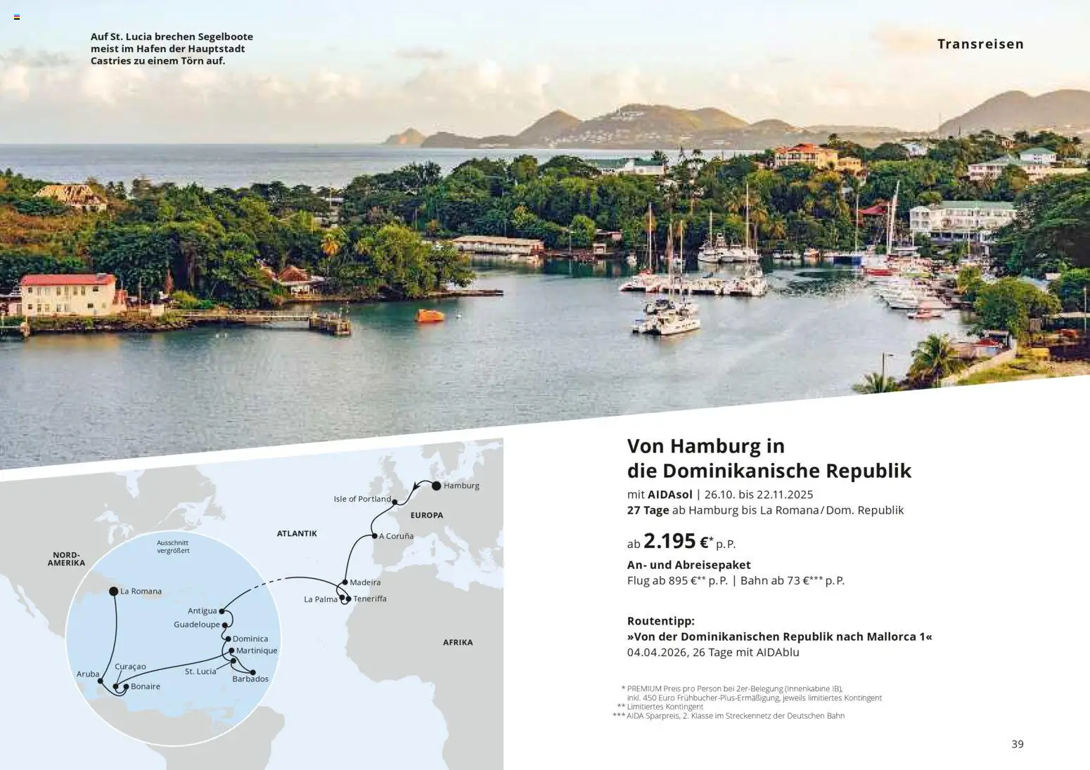 Aida Fernreisen Winter – gültig ab 01.10.2025 | Seite: 39