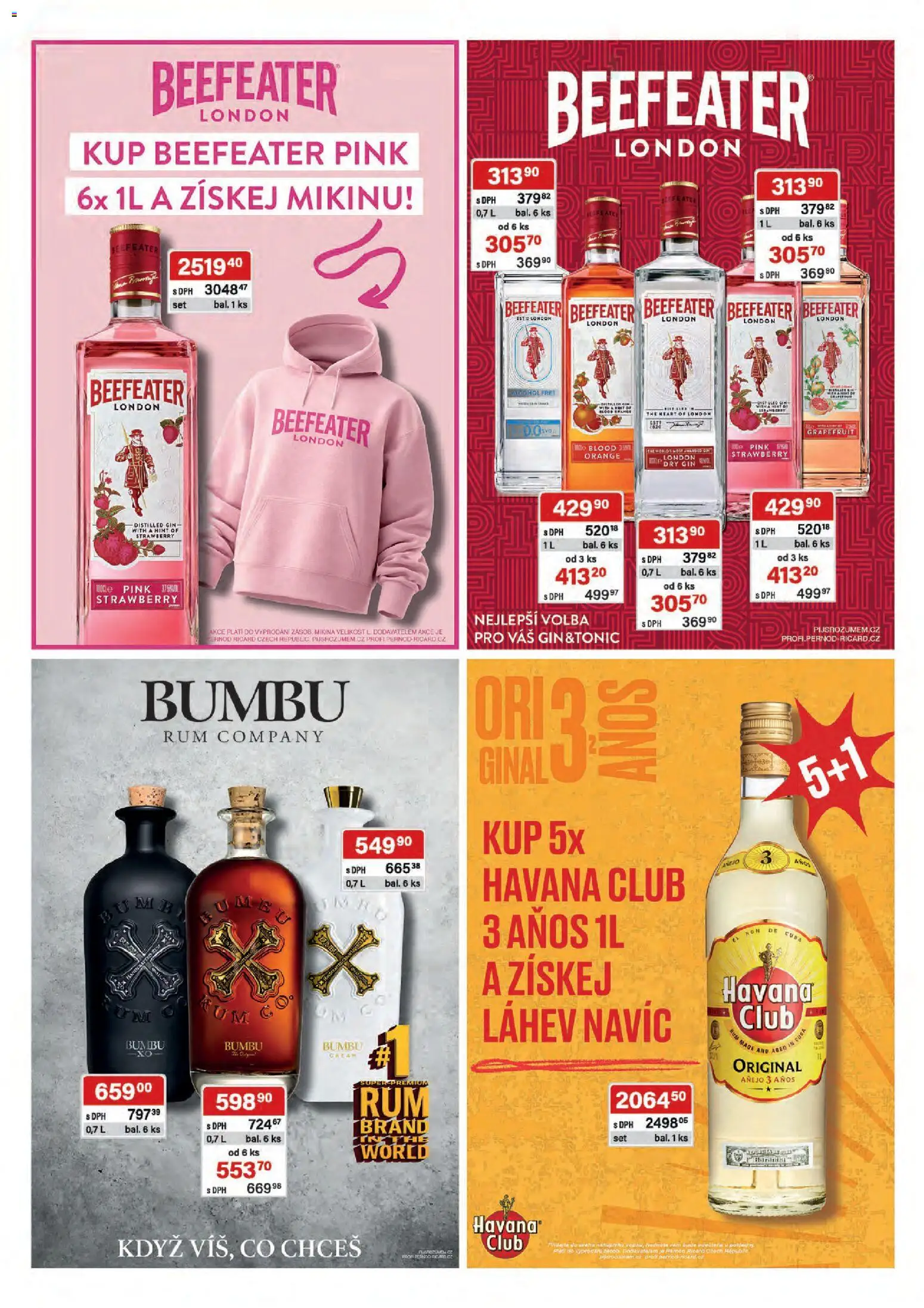 Astur & Qanto leták - Velkoobchod 05/2026 od 01.05.2026 | Strana: 32 | Produkty: Rum, Mikina, Beefeater, Dry gin