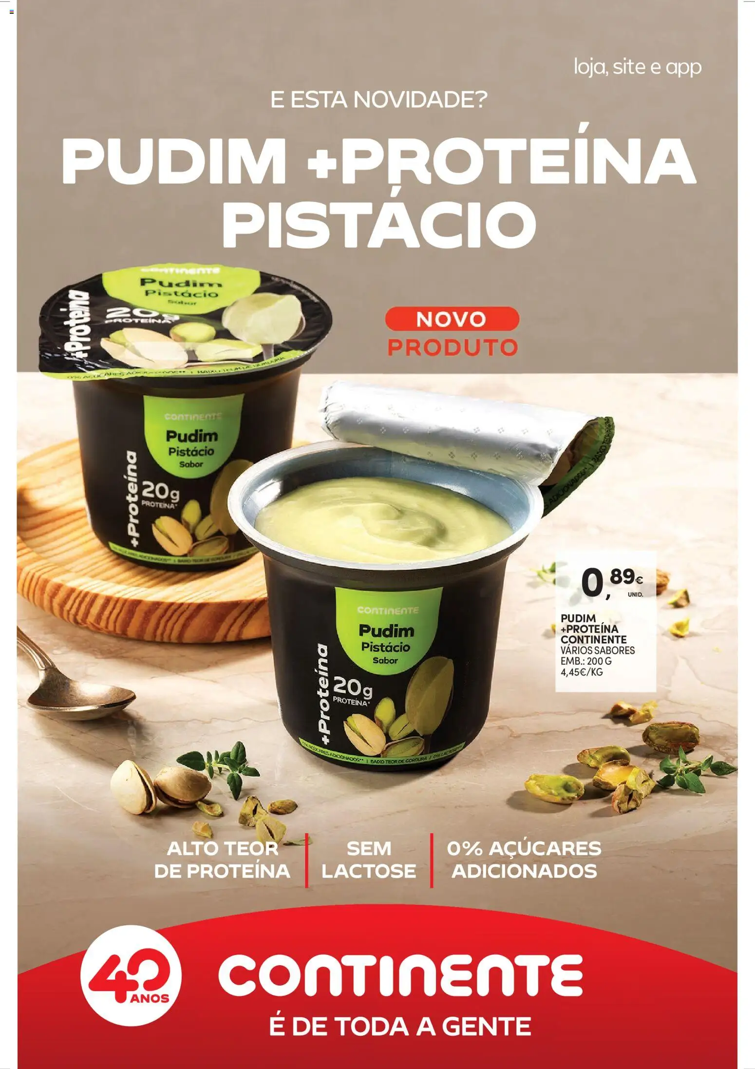 Continente Semanal Continente Bom Dia │ válido de 28.10.2025 | Página: 18 | Produtos: Pudim, Proteina