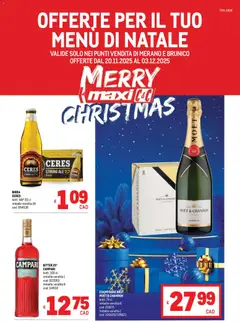 Anteprima del volantino Metro Menù di Natale catalogo valido a partire dal 20.11.2025