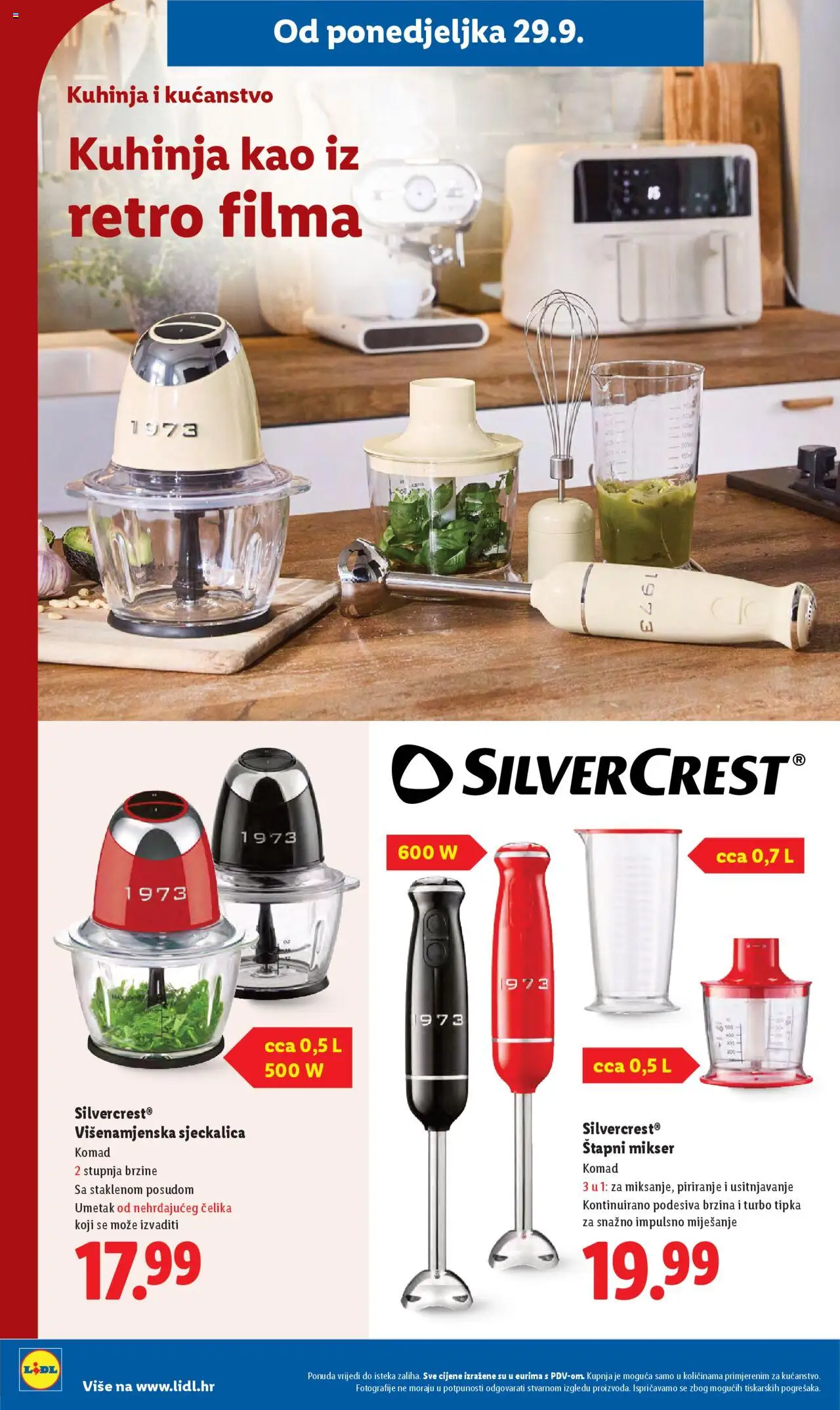 Lidl katalog | vrijedi od 29.09.2025 | Stranica: 36 | Proizvodi: Mikser, Štapni mikser, Sjeckalica, Kuhinja