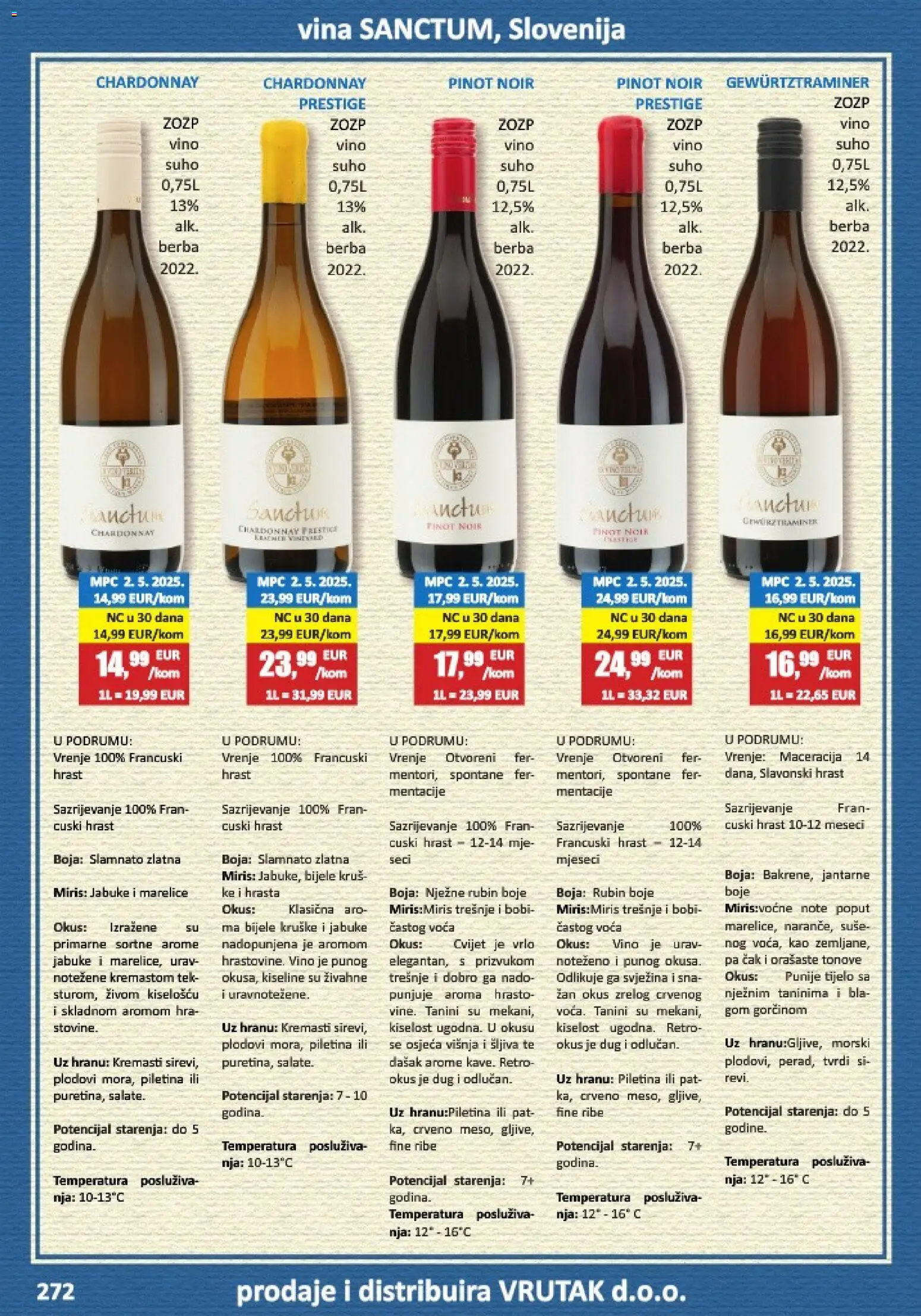 Vrutak katalog | vrijedi od 01.11.2025 | Stranica: 272 | Proizvodi: Miris, Vino, Piletina, Marelice