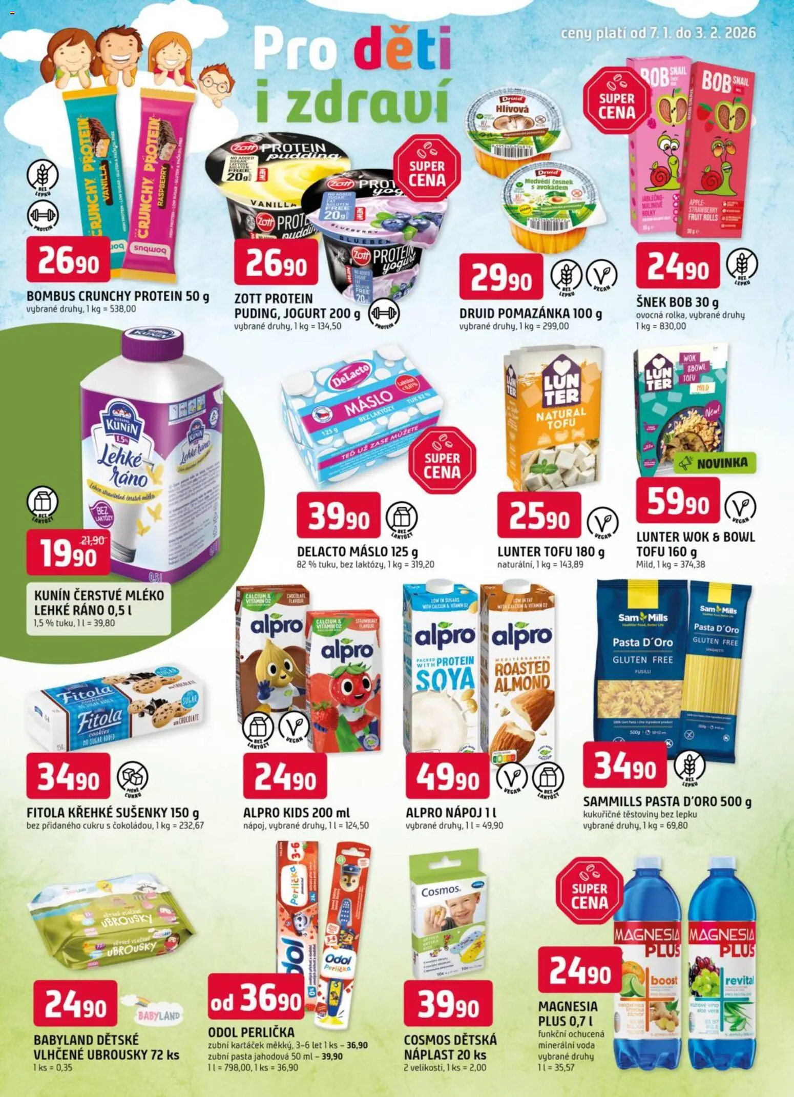 Trefa leták od 07.01.2026 | Strana: 8 | Produkty: Zubní pasta, Jogurt, Magnesia, Minerální voda