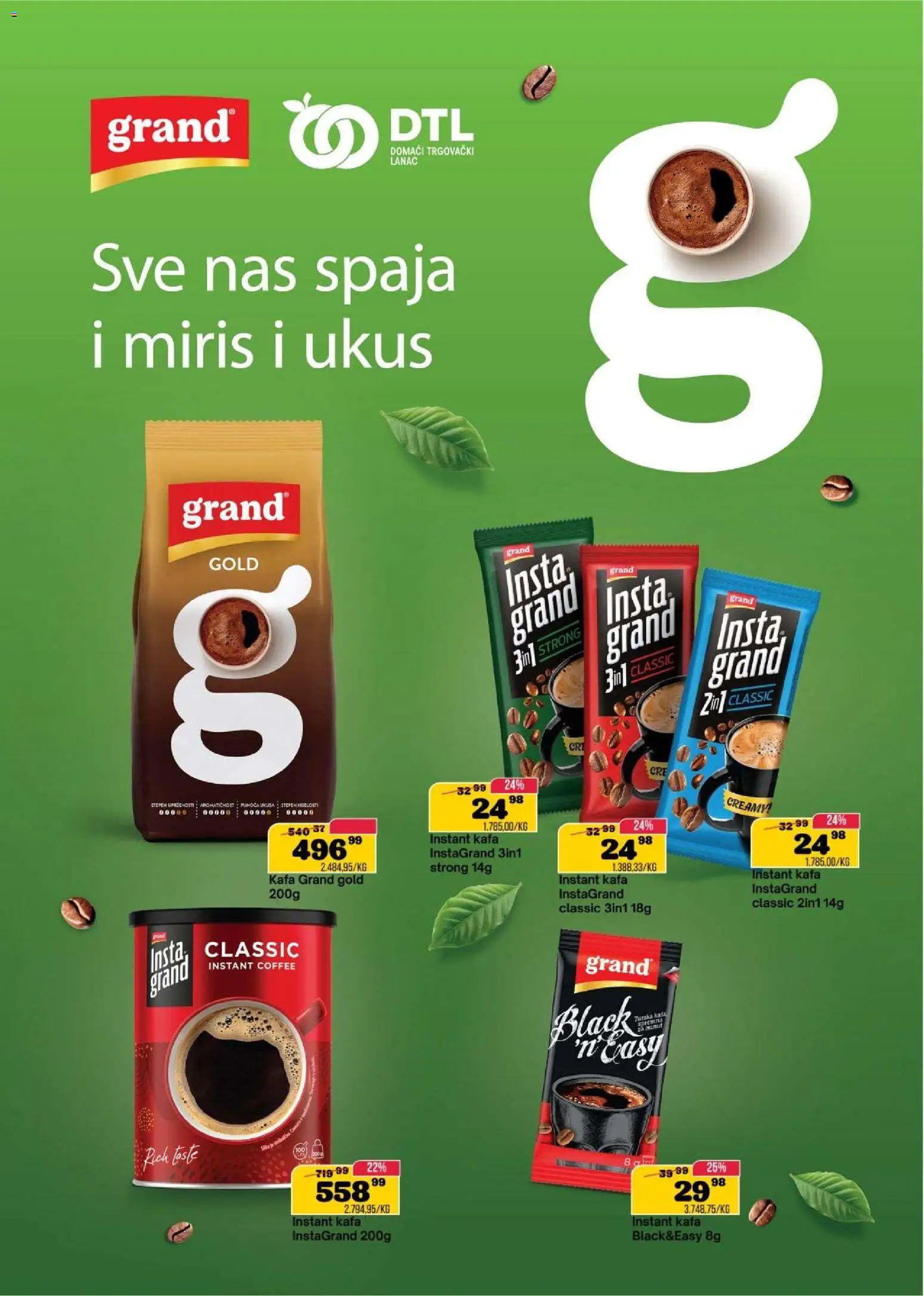 Senta Promet katalog - važi od 14.01.2026 | Strana: 3 | Proizvode: Instant kafa, Miris, Kafa