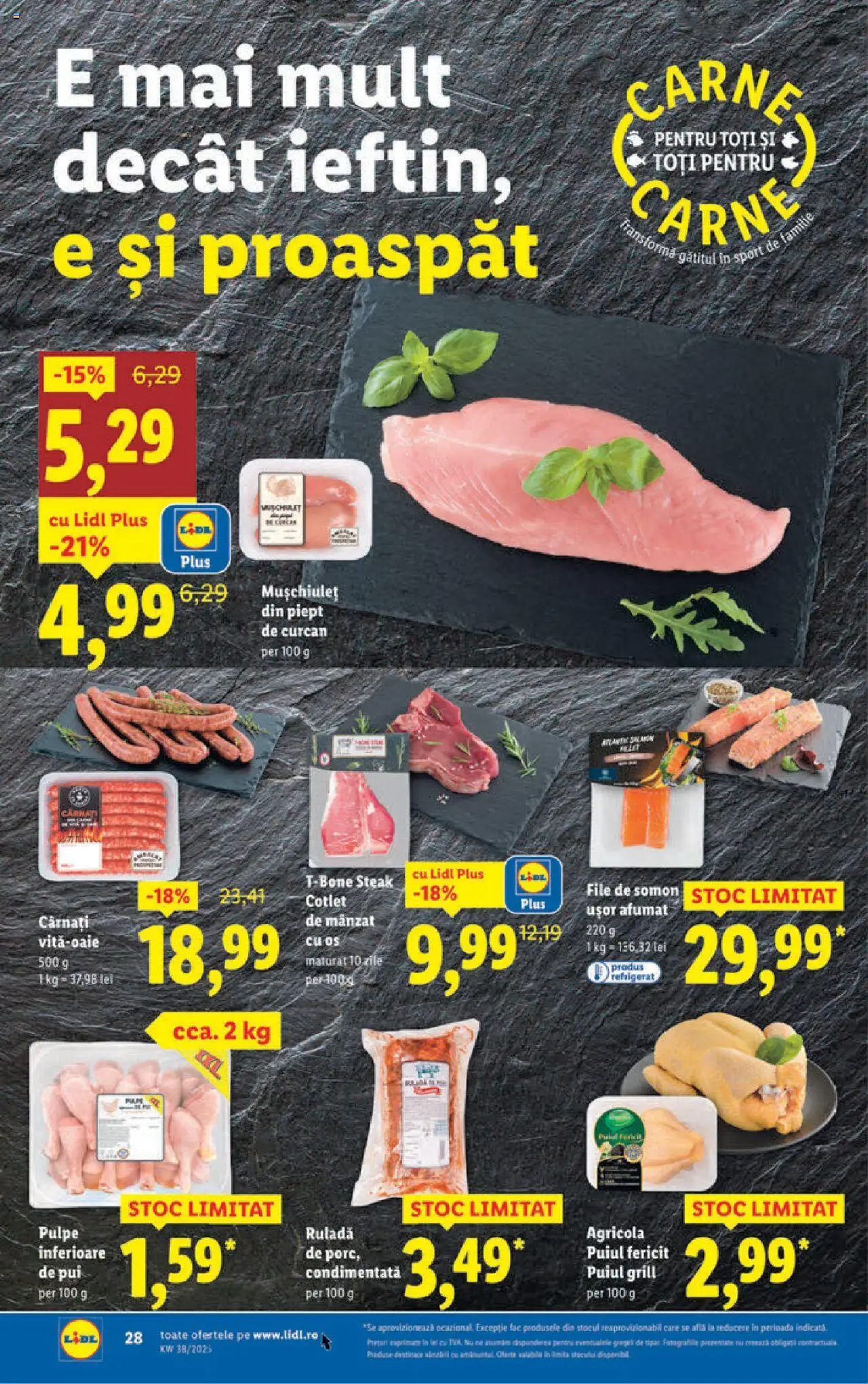 Noul catalog Lidl – valabil de la 15.09.2025 | Pagină: 28 | Produse: Grill, Lait de coco, Hacıyatmaz Kedi Oyuncağı, Cârnați