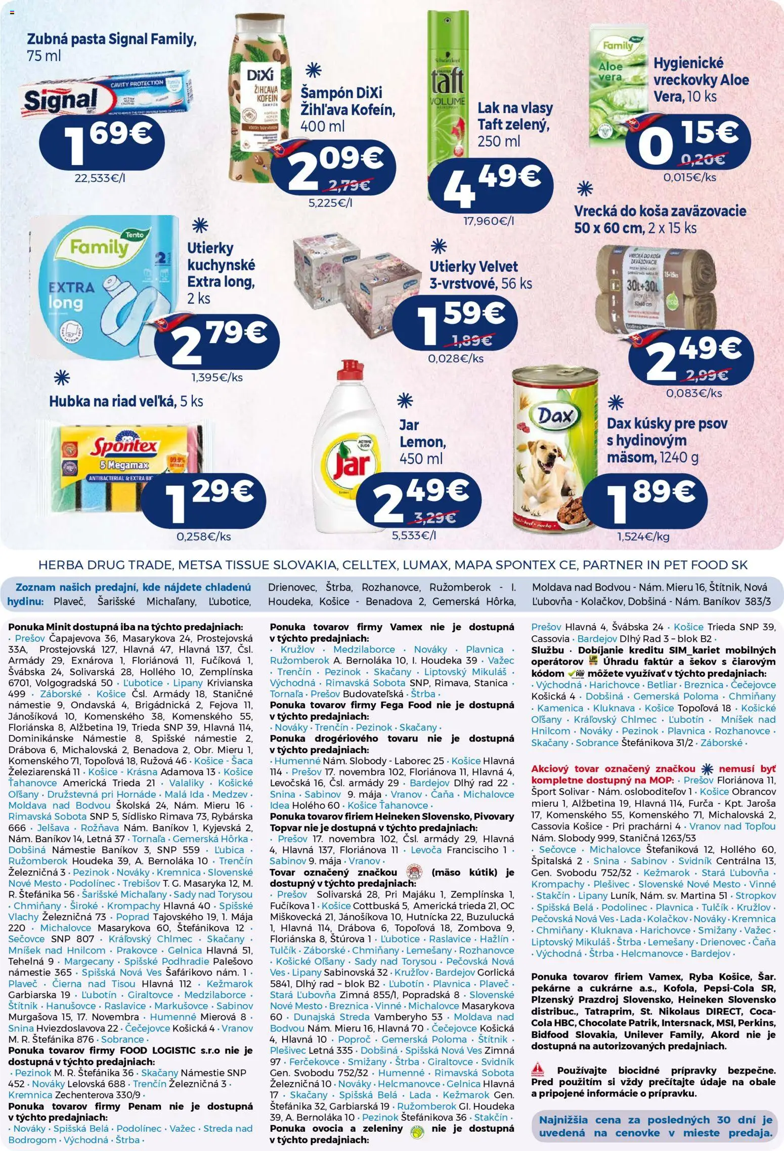 Nové Milk Agro akcie – leták je platný od 02.01.2026 | Strana: 11 | Produkty: Mop, Hubka, Zubná pasta, Ryba