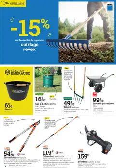 Espace Emeraude - Prévisualisation de Espace Emeraude catalogue valide à partir de 14.01.2026 | Page: 6 | Produits: Sac, Brouette, Sécateur, Batterie