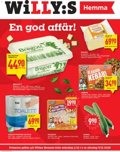 Willys - erbjudanden Hemma - Förhandsvisning av reklamblad från butik Willys aktuell från 01.12.2025