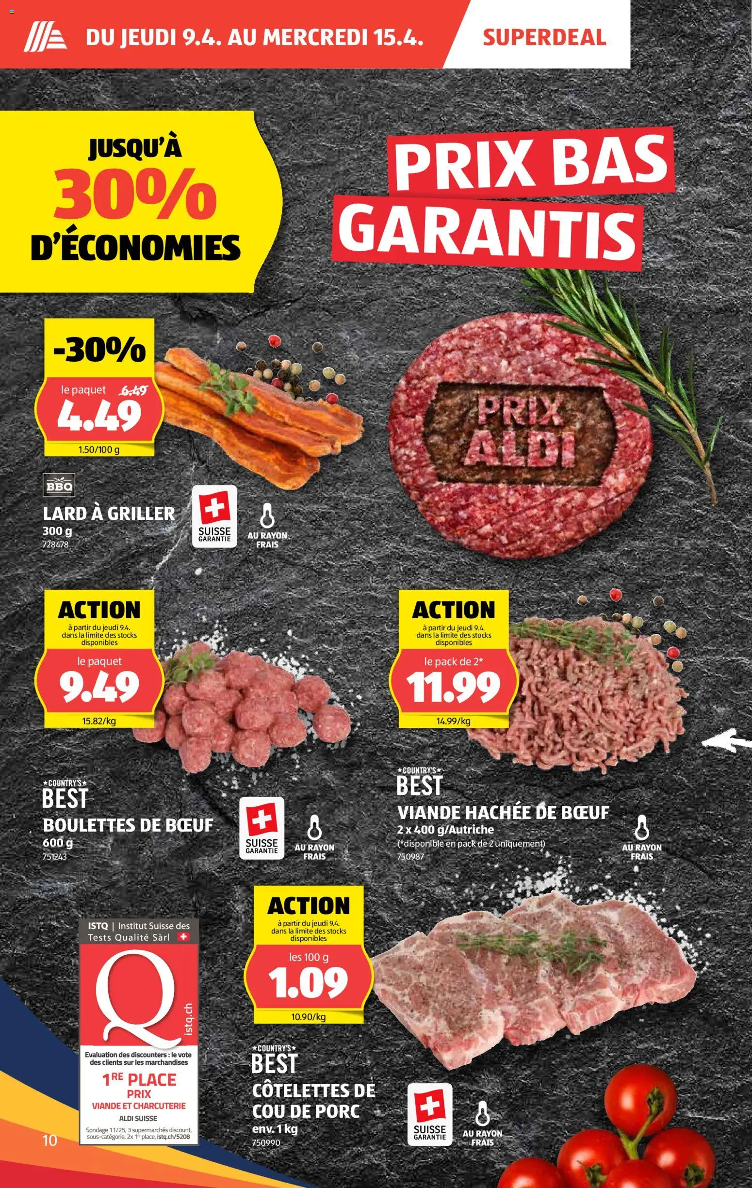 Aldi aktionen FR – gültig ab 09.04.2026 | Seite: 10 | Produkte: Griller