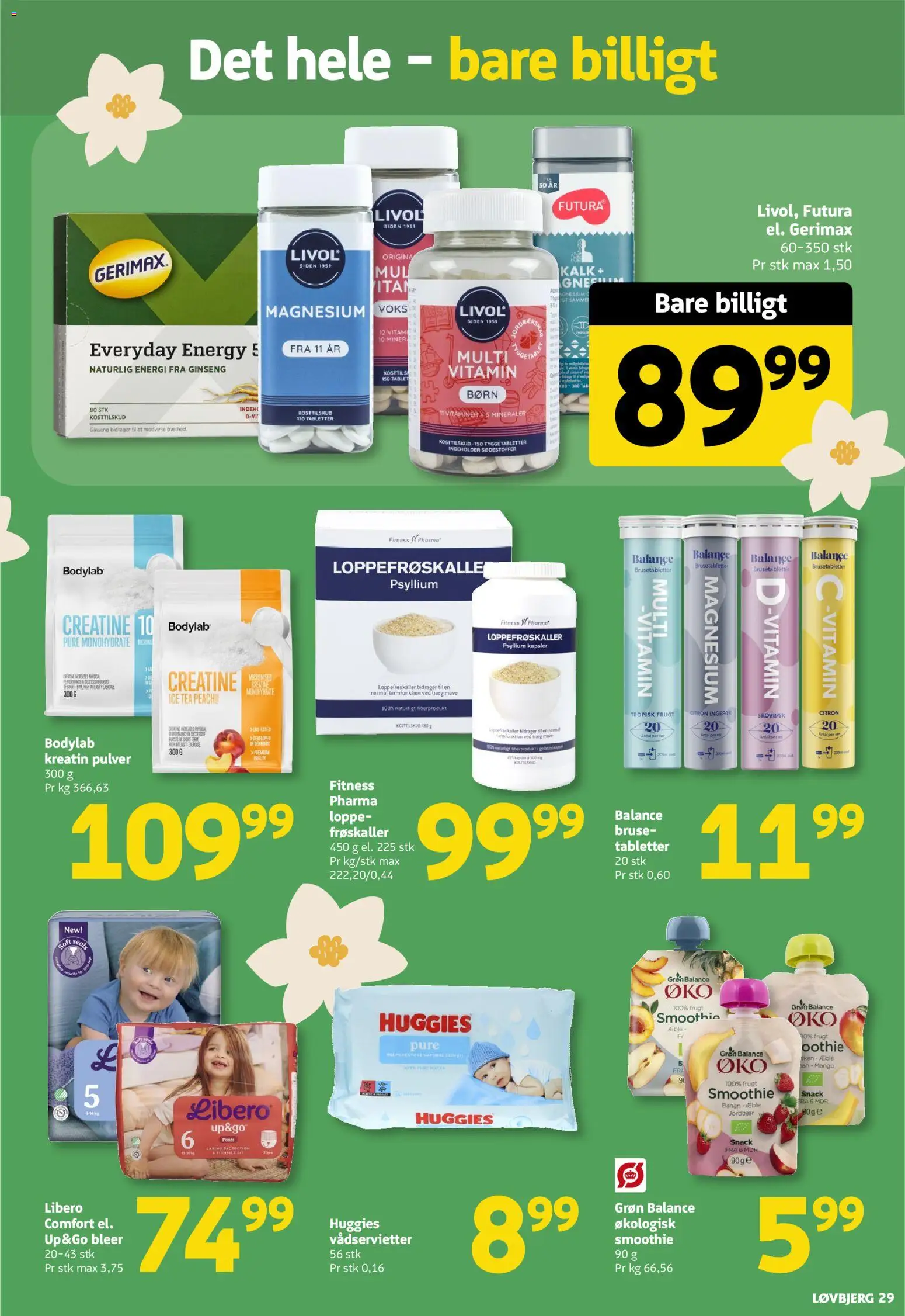 Løvbjerg tilbudsavis – gyldig fra 13.03.2026 | Side: 29 | Produkter: Mango, Jordbær, Tablet, Smoothie