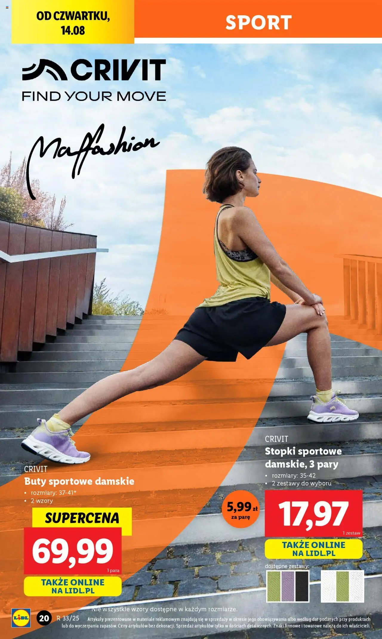 Lidl Katalog od 11.08.2025 | Strona: 24 | Produkty: Buty sportowe, Buty