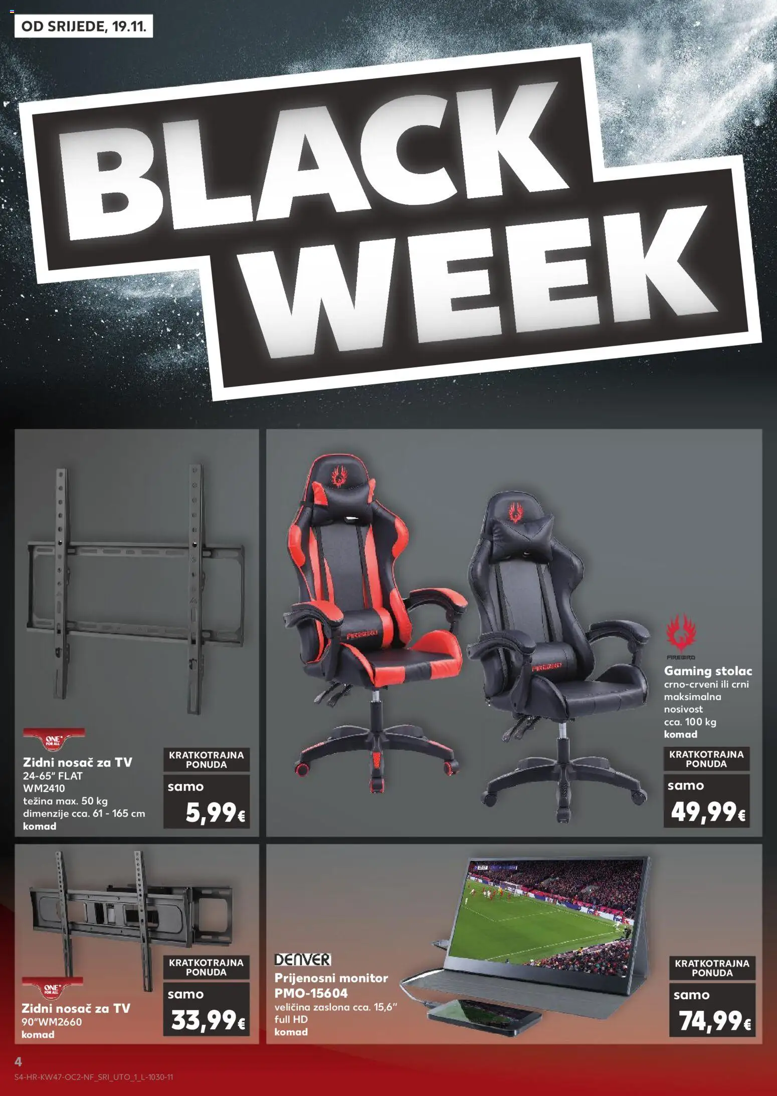 Kaufland katalog | vrijedi od 19.11.2025 | Stranica: 4 | Proizvodi: Monitor, Tv