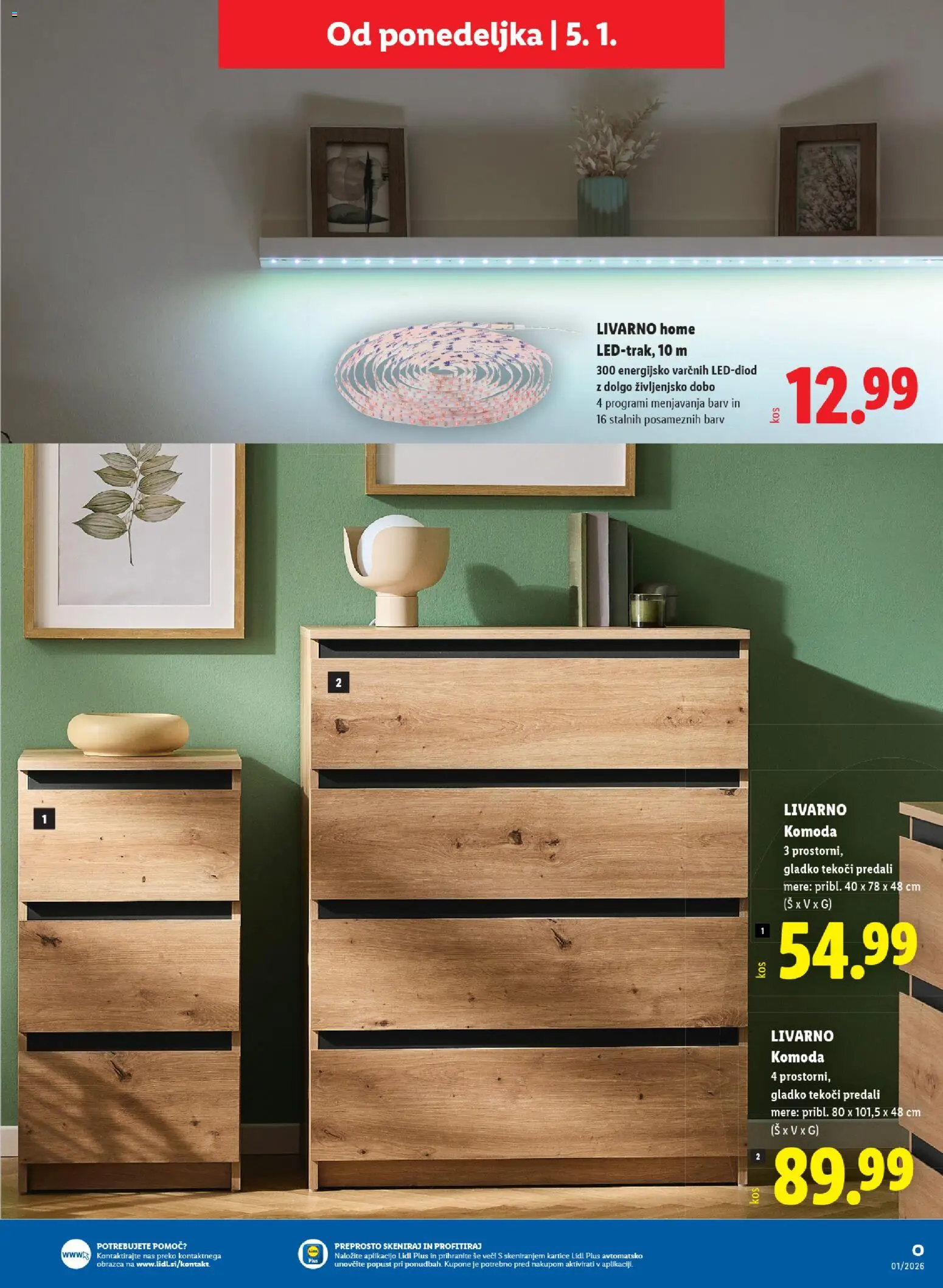 Novi Lidl katalog ponudbe – veljaven od 30.12.2025 | Stran: 33 | Izdelki: Komoda